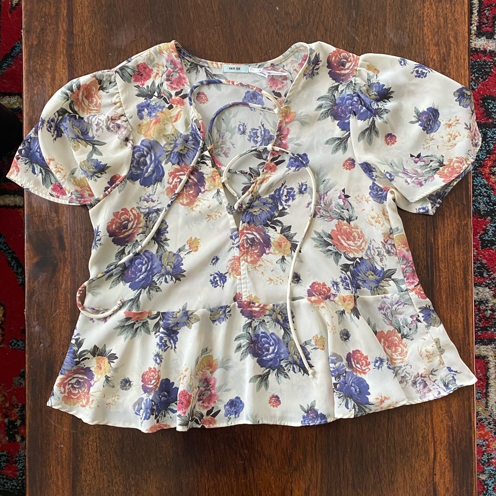 UO Kimchi Blue Floral Top